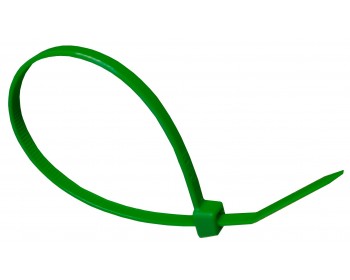 100mm x 2.5mm Green Cable Ties (100 per pack)